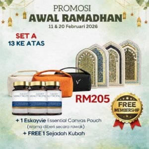 Promosi Ramadhan Set A - 3 Mindtropic + Free Pouch & Sejadah